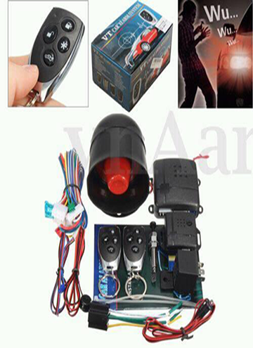 Universal Car Alarm Speaker Horn Anti-Theft Security System with 2 Remote Control for Auto Vehicle. Horn Alarm 
